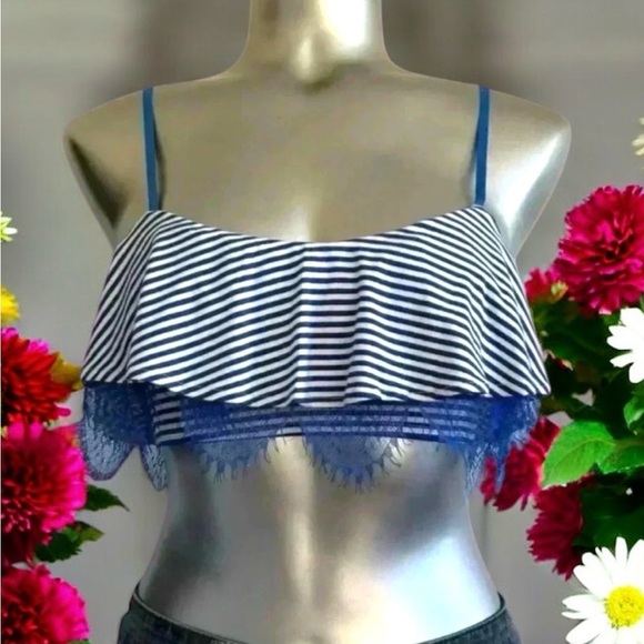 🆕Joe’s Jeans  Ruffle Crop Top - Picture 1 of 15